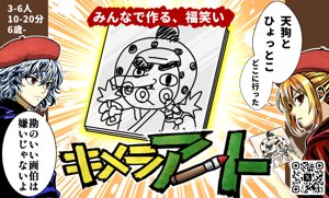 キメラアート みんなで作る、福笑い