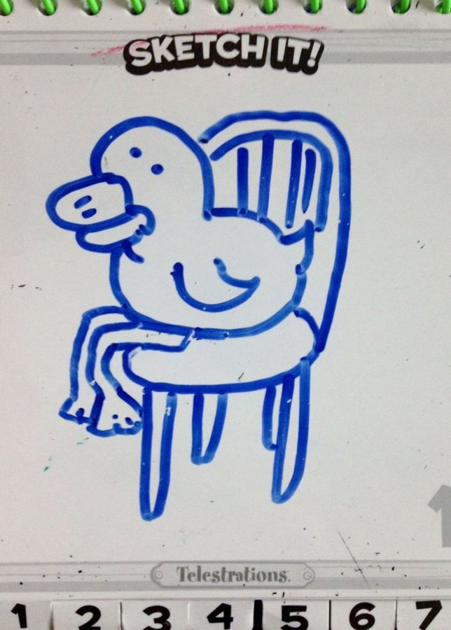 テレストレーションで描いた絵