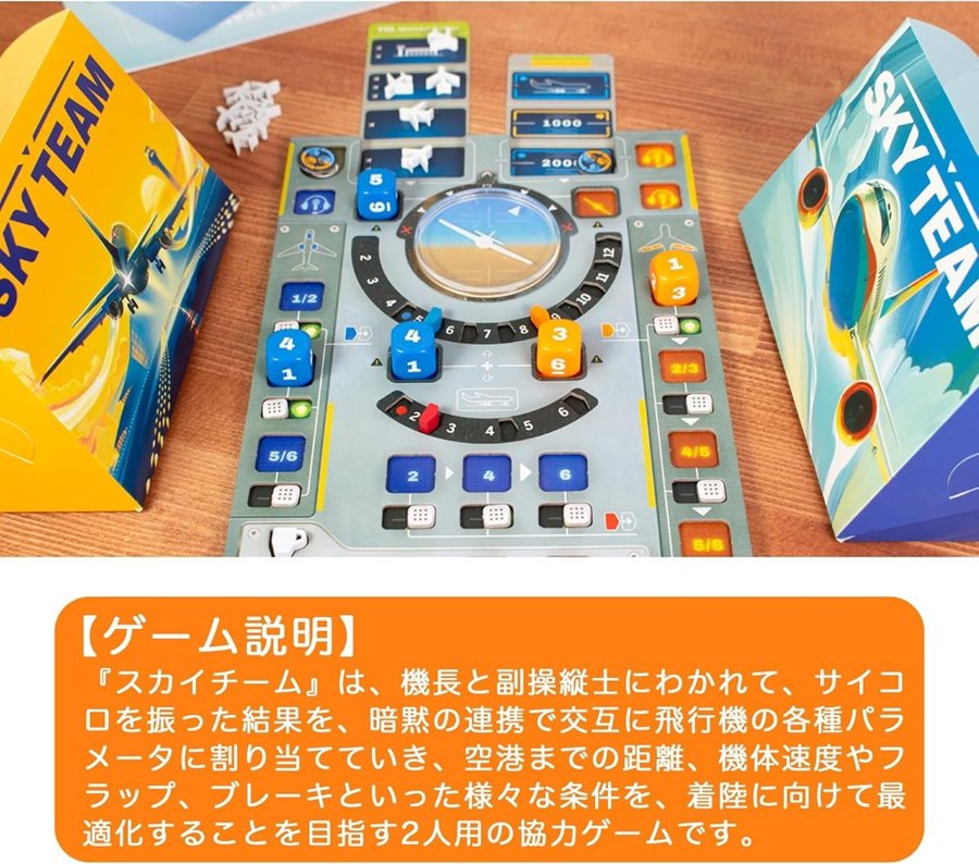 スカイチームのコントロールパネル